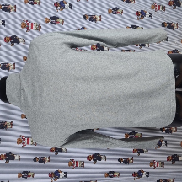 Coca-Cola team spirit spellout graphic mock neck gray long sleeve Med t-shirt - Picture 5 of 8